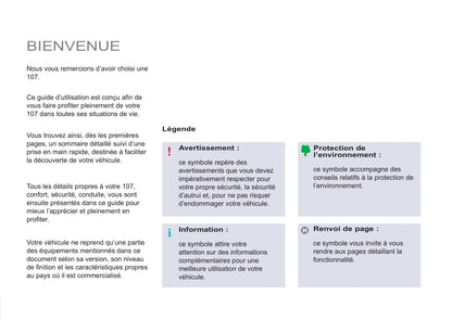 2012-2014 Peugeot 107 Gebruikershandleiding | Frans