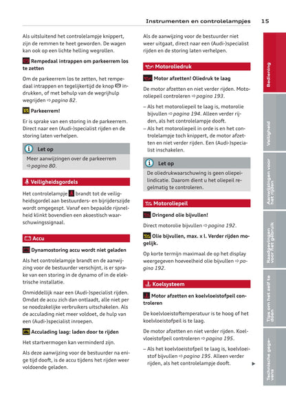 2011-2016 Audi A5/S5 Owner's Manual | Dutch