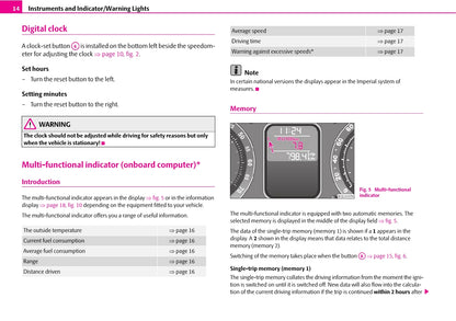 2004-2009 Skoda Octavia Bedienungsanleitung | Englisch