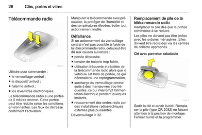 2010-2011 Opel Zafira Owner's Manual | French