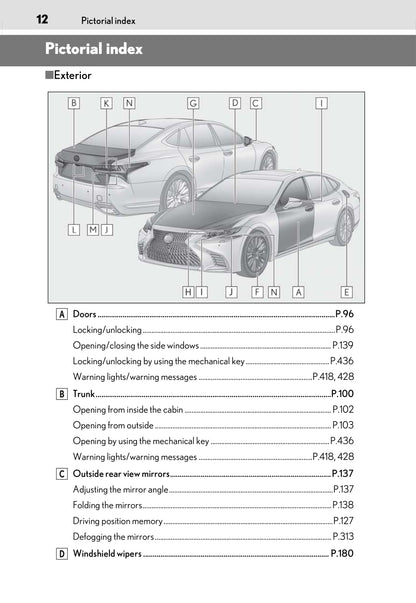 2018 Lexus LS500 Gebruikershandleiding | Engels