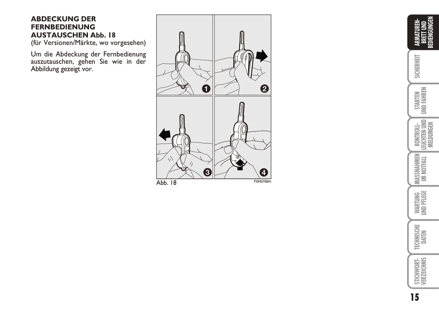 2010-2011 Fiat Idea Gebruikershandleiding | Duits