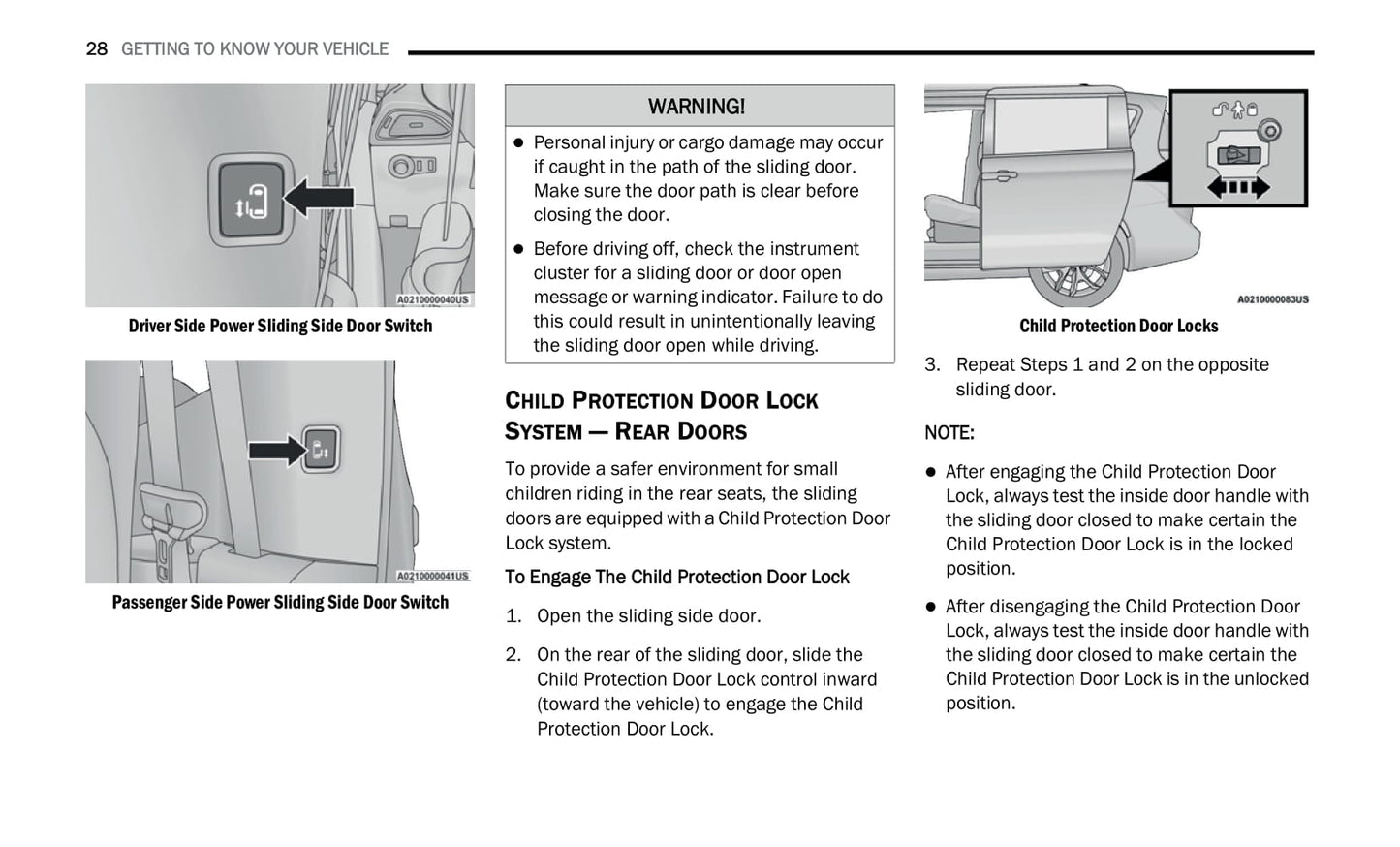 2021 Chrysler Voyager Owner's Manual | English