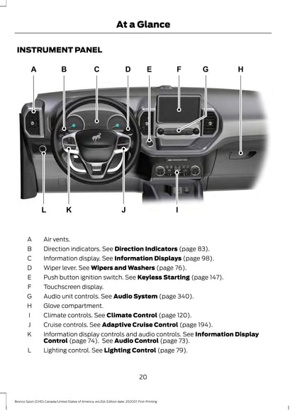 2021 Ford Bronco Sport Gebruikershandleiding | Engels
