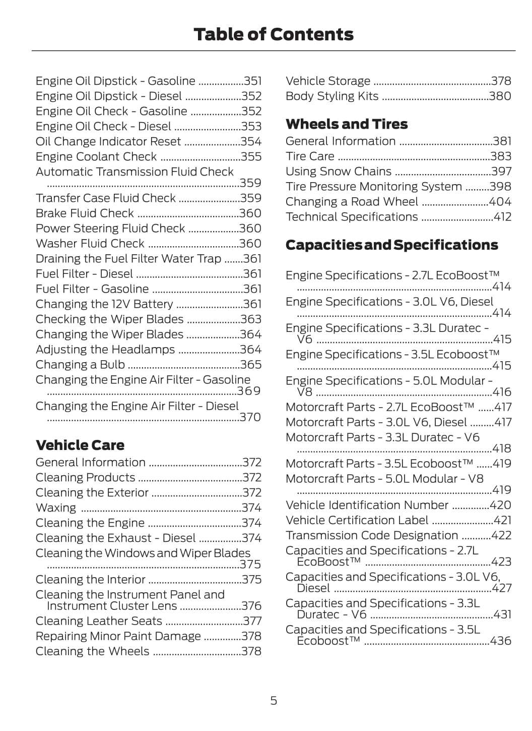 2019 Ford F-150 Owner's Manual | English