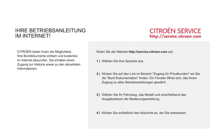 2011-2012 Citroën Jumpy Owner's Manual | German