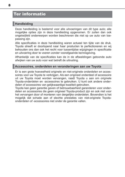 2020-2022 Toyota C-HR Gebruikershandleiding | Nederlands