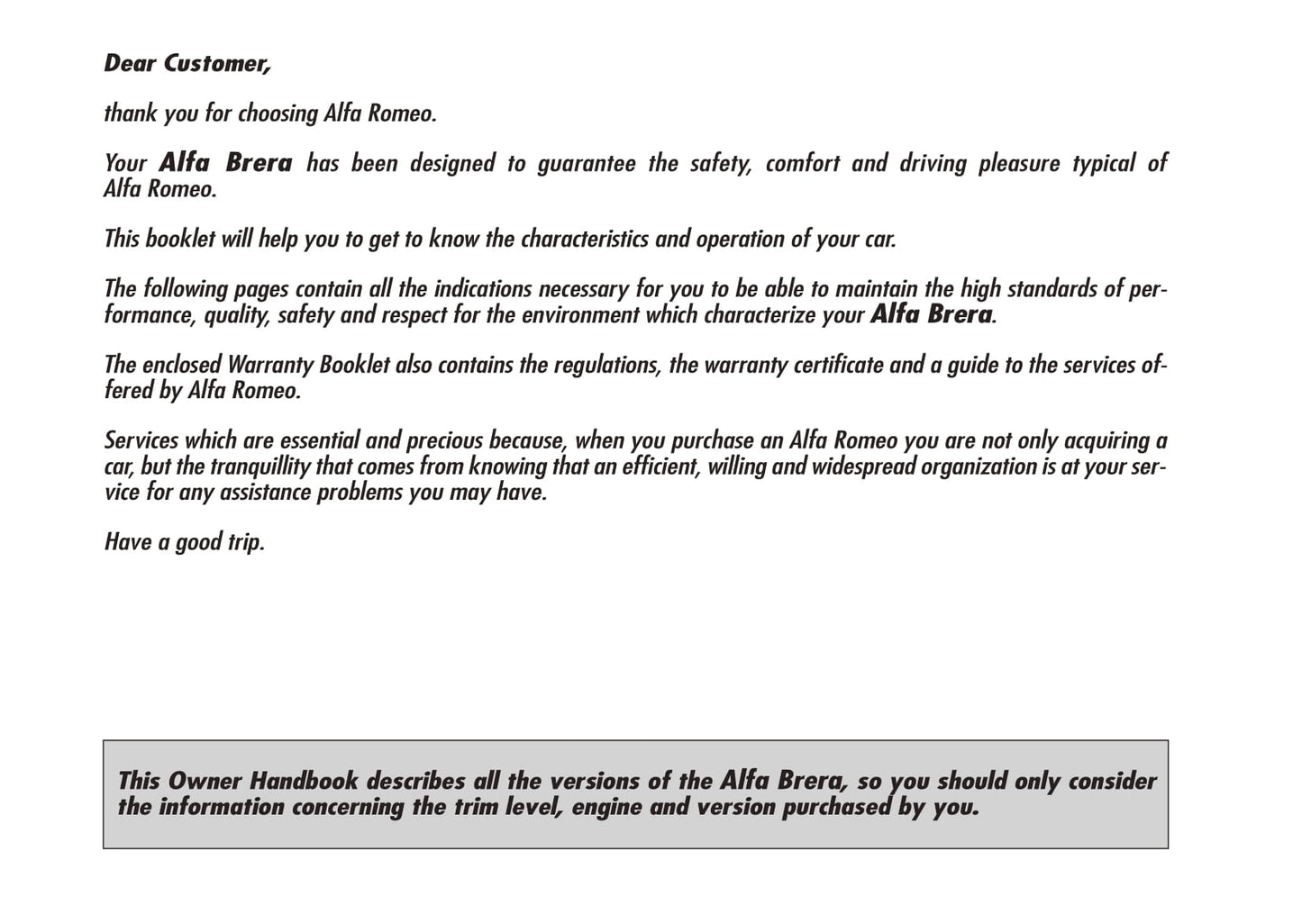 2008-2011 Alfa Romeo Brera Gebruikershandleiding | Engels