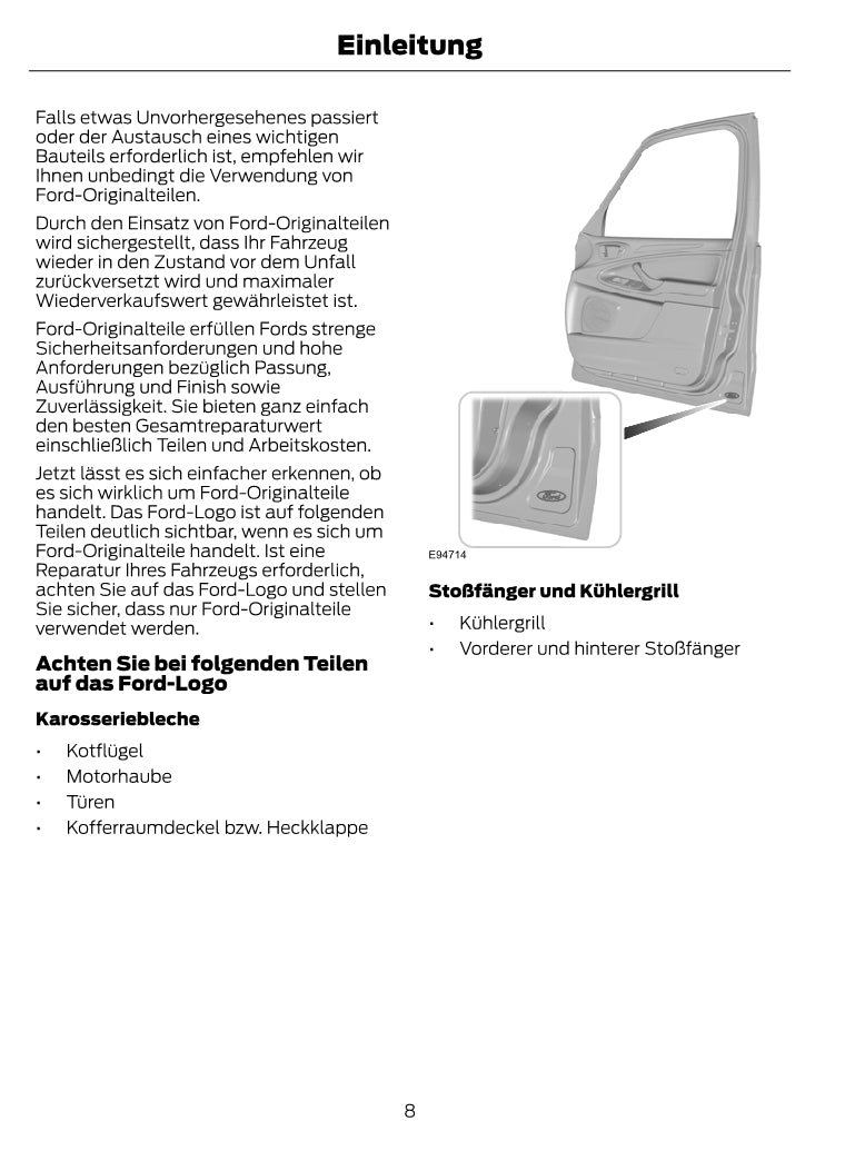 1997-2008 Ford Ka Gebruikershandleiding | Duits