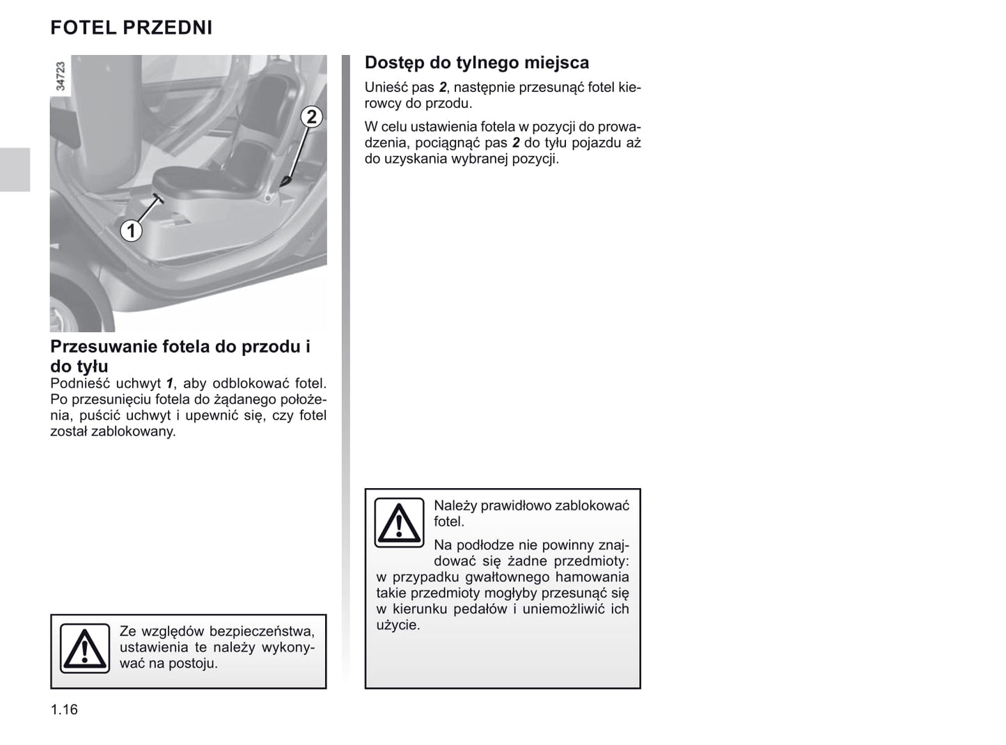 2012-2020 Renault Twizy Gebruikershandleiding | Pools