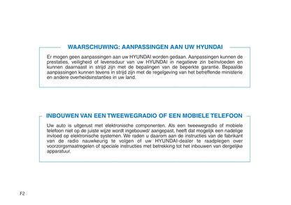 2016-2019 Hyundai Ioniq Owner's Manual | Dutch