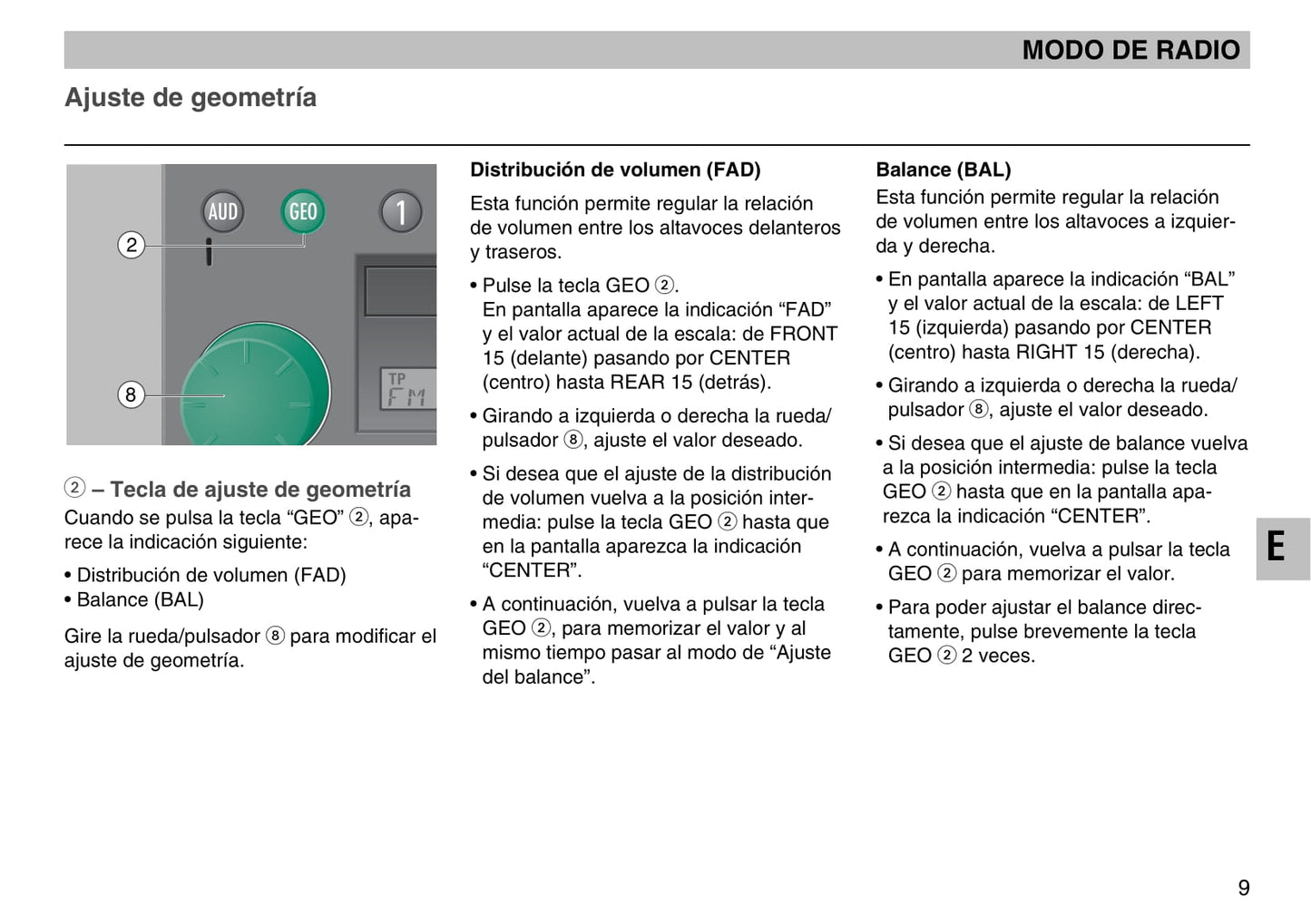 Skoda Radio MS402 Manual de Instrucciones 2003