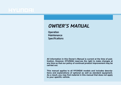 2019-2020 Hyundai Ioniq Gebruikershandleiding | Engels