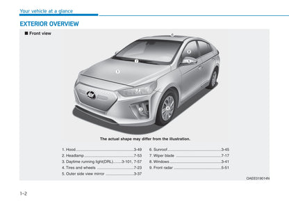 2019-2020 Hyundai Ioniq Gebruikershandleiding | Engels