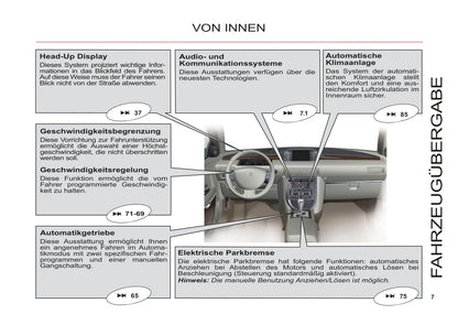 2011-2012 Citroën C6 Gebruikershandleiding | Duits