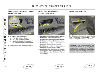 2011-2012 Citroën C6 Gebruikershandleiding | Duits