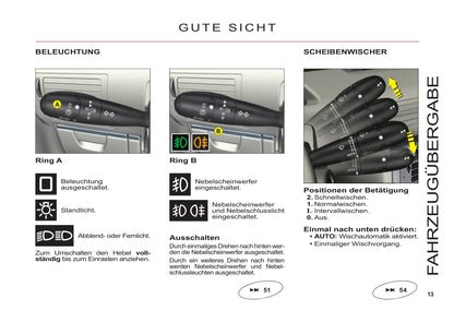 2011-2012 Citroën C6 Gebruikershandleiding | Duits