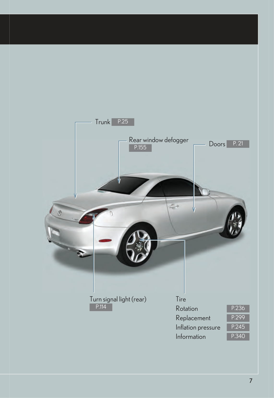 2009 Lexus SC 430 Owner's Manual | English