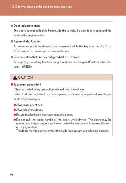 2009 Lexus SC 430 Owner's Manual | English
