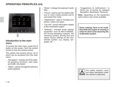 2020 - 2023 Renault Easy Connect Infotainment Manual | English