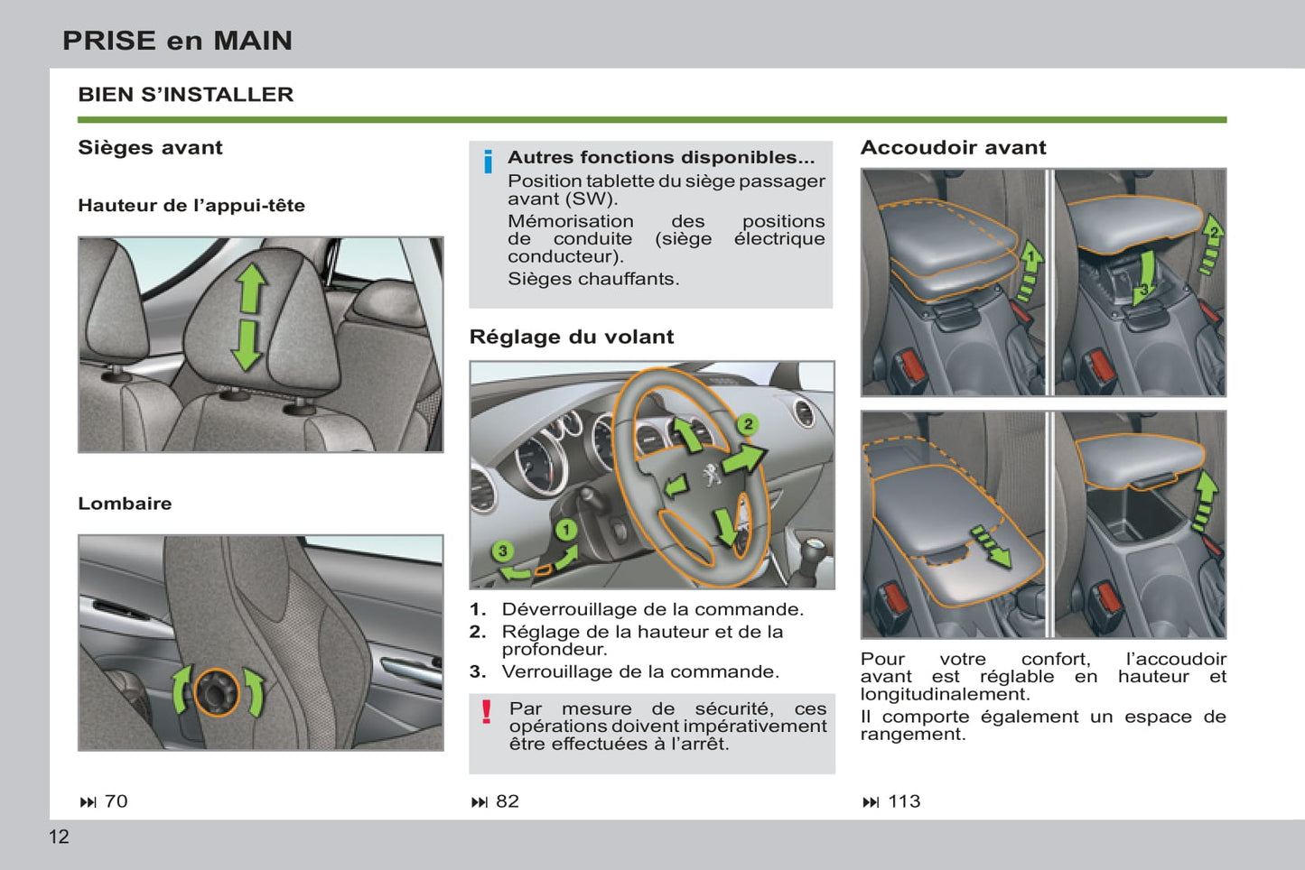 2012-2014 Peugeot 308 Gebruikershandleiding | Frans