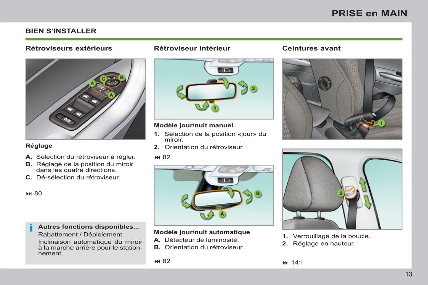 2012-2014 Peugeot 308 Gebruikershandleiding | Frans