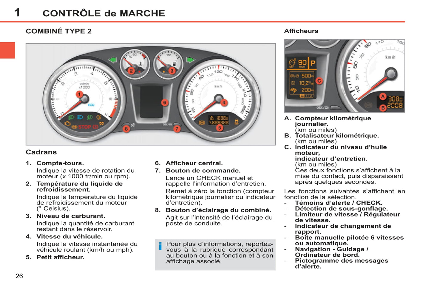 2012-2014 Peugeot 308 Gebruikershandleiding | Frans