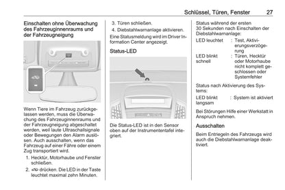 2016 Opel Zafira Tourer Owner's Manual | German
