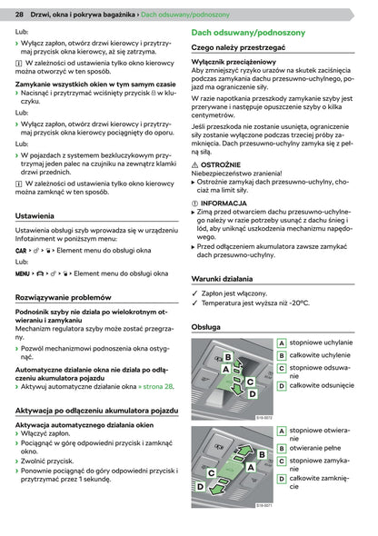 2020 Skoda Superb Owner's Manual | Polish
