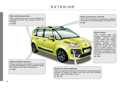 2008-2012 Citroën C3 Picasso Gebruikershandleiding | Engels