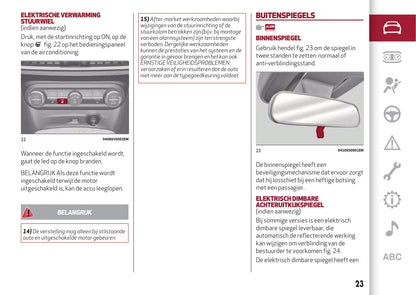 2017-2020 Alfa Romeo Stelvio Owner's Manual | Dutch