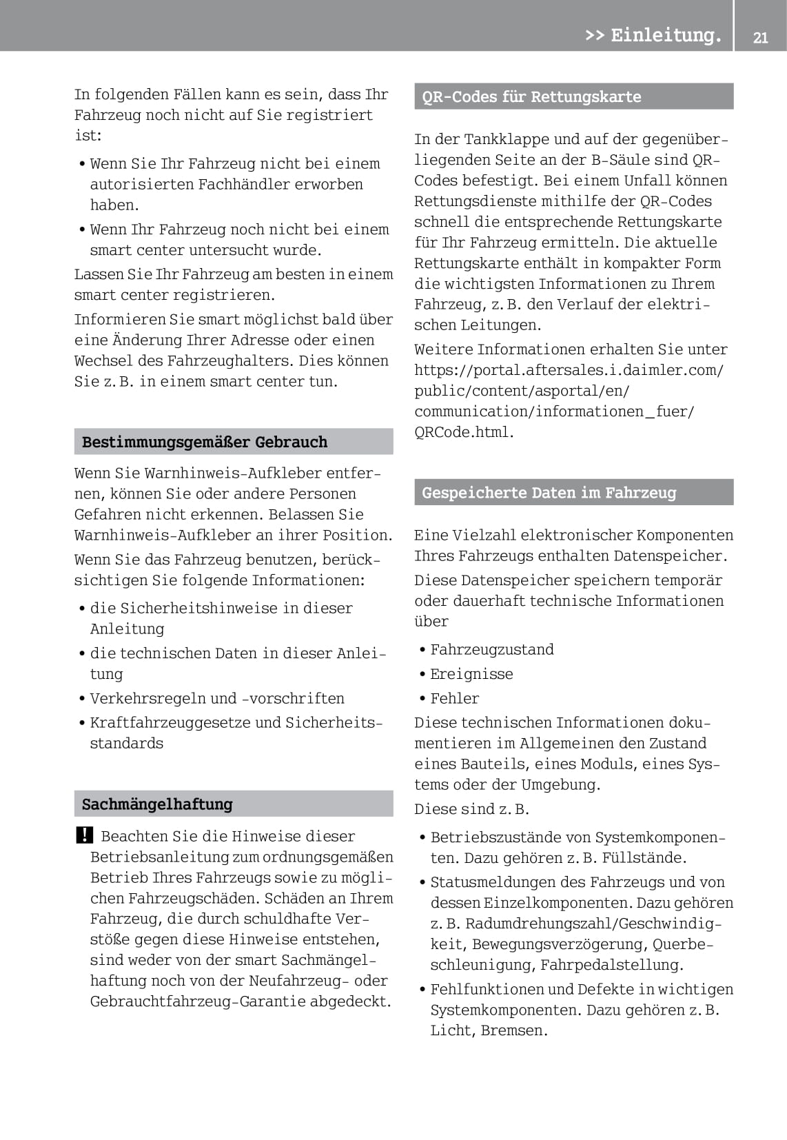 2014-2016 Smart Forfour Gebruikershandleiding | Duits