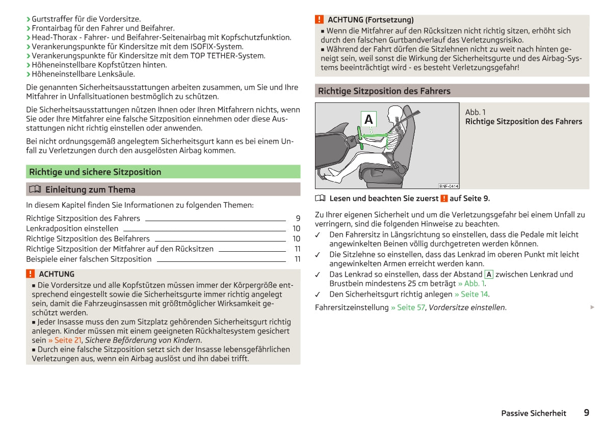 2014-2015 Skoda Citigo Owner's Manual | German