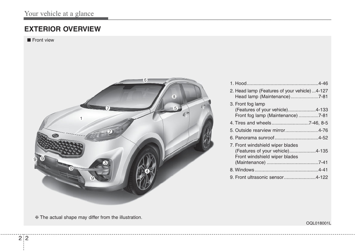 2021 Kia Sportage Owner's Manual | English