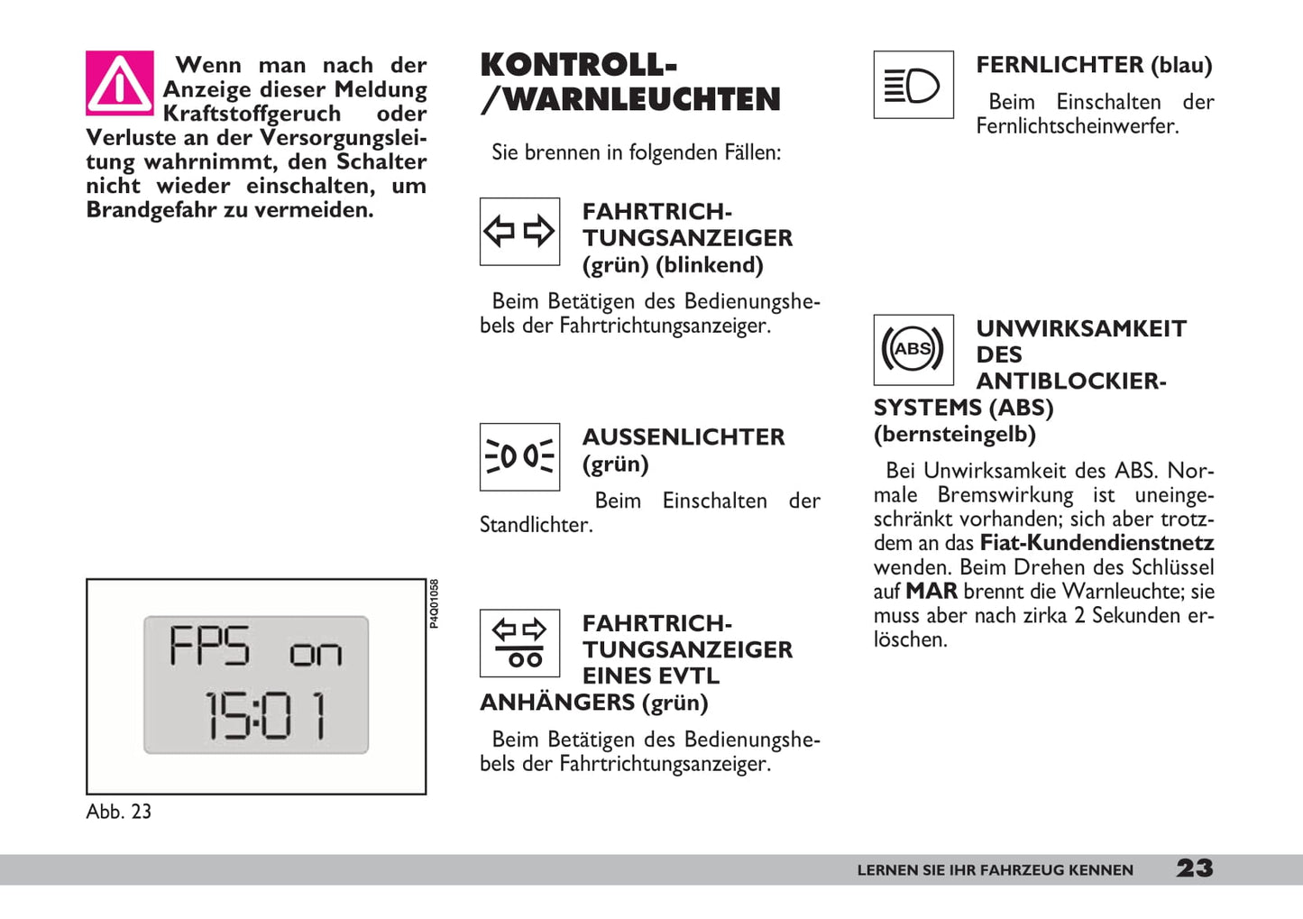 2005-2007 Fiat 600 Gebruikershandleiding | Duits