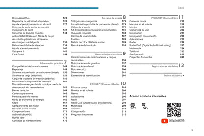 2020-2023 Peugeot 2008 / e-2008 Owner's Manual | Spanish