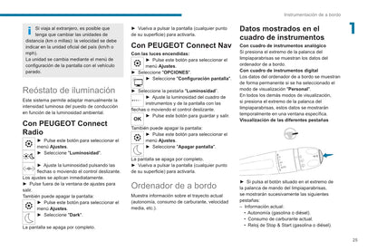 2020-2023 Peugeot 2008 / e-2008 Owner's Manual | Spanish