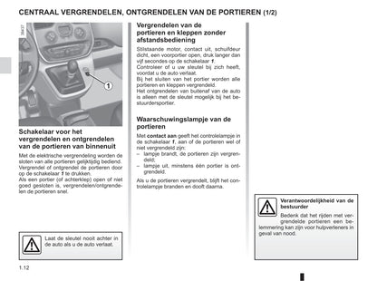 2016-2017 Renault Kangoo Owner's Manual | Dutch