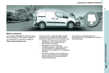 2014-2015 Peugeot Partner Gebruikershandleiding | Spaans