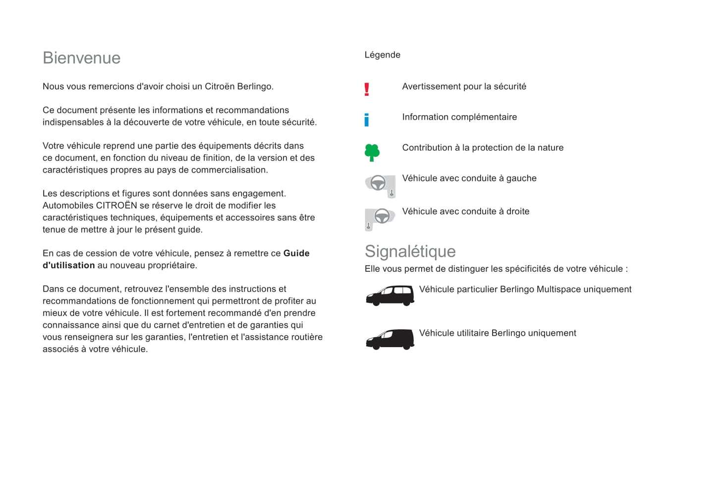 2017-2018 Citroën Berlingo/Berlingo Multispace Gebruikershandleiding | Frans