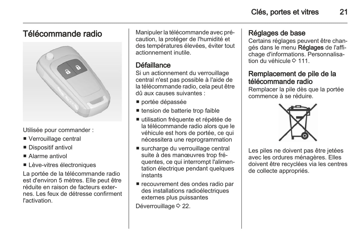 2012-2013 Opel Meriva Bedienungsanleitung | Französisch