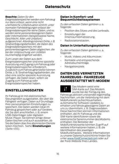 2018-2021 Ford Galaxy/S-max Gebruikershandleiding | Duits