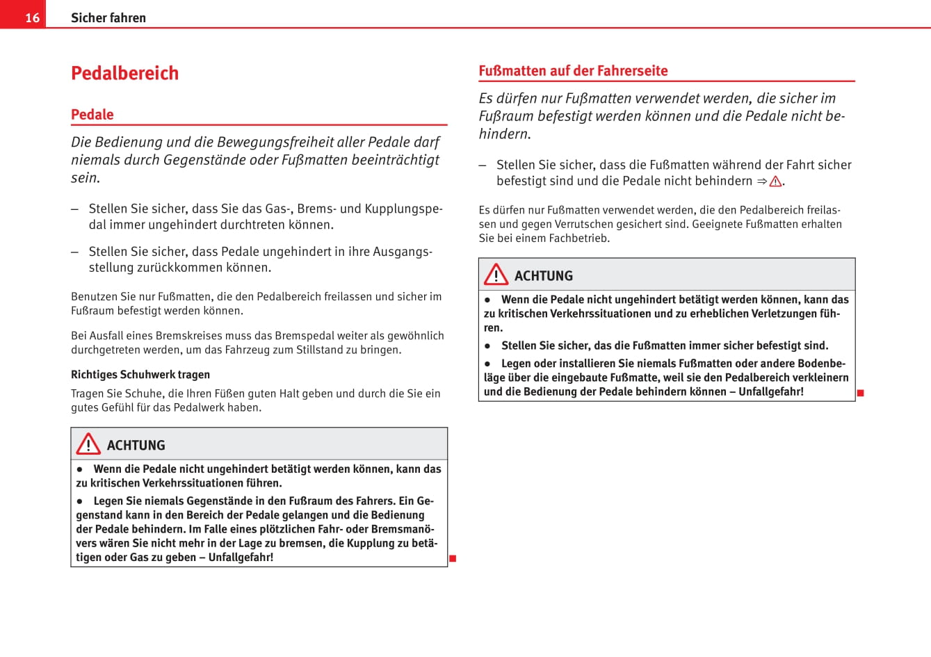 2013-2014 Seat Ibiza SC Owner's Manual | German