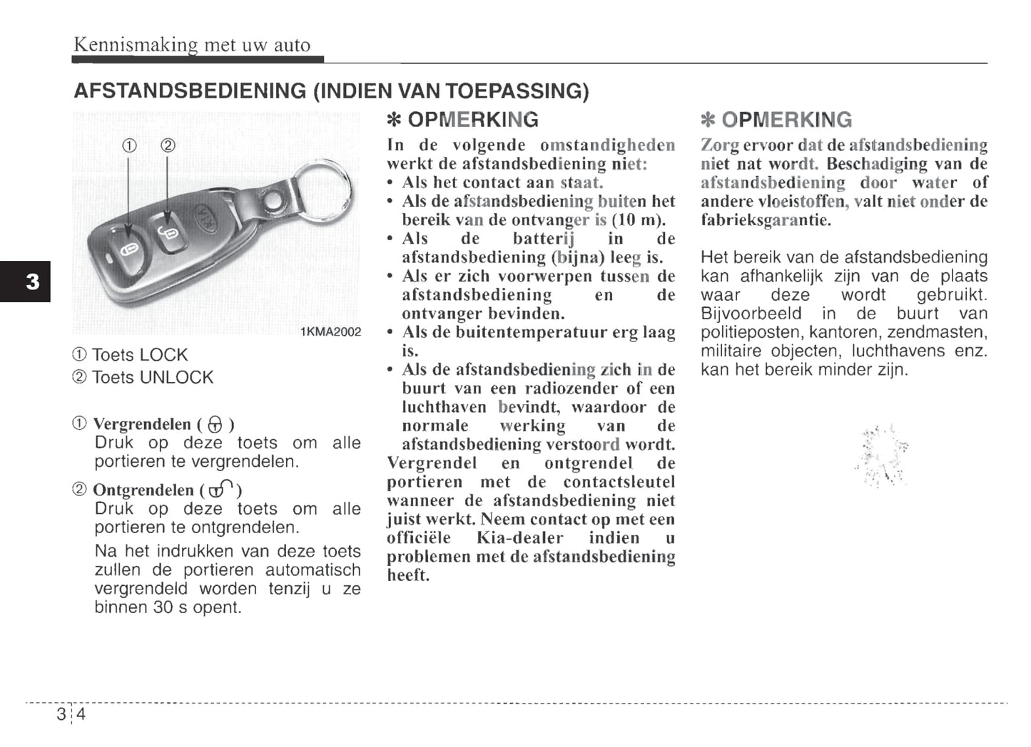 2007-2008 Kia Sportage Bedienungsanleitung | Niederländisch