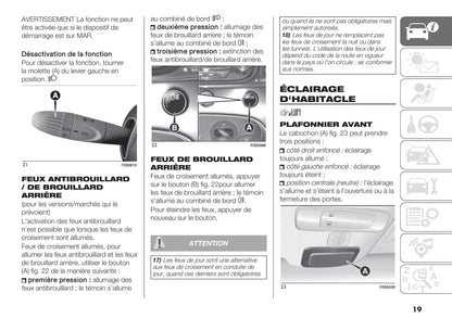 2020-2021 Fiat 500/500C Hybrid Gebruikershandleiding | Frans