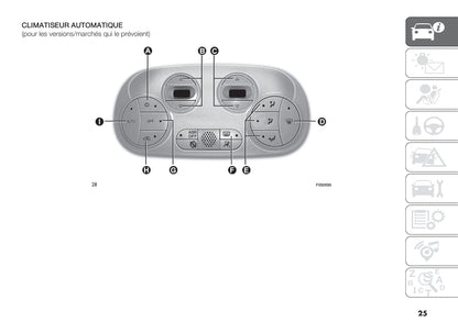 2020-2021 Fiat 500/500C Hybrid Gebruikershandleiding | Frans