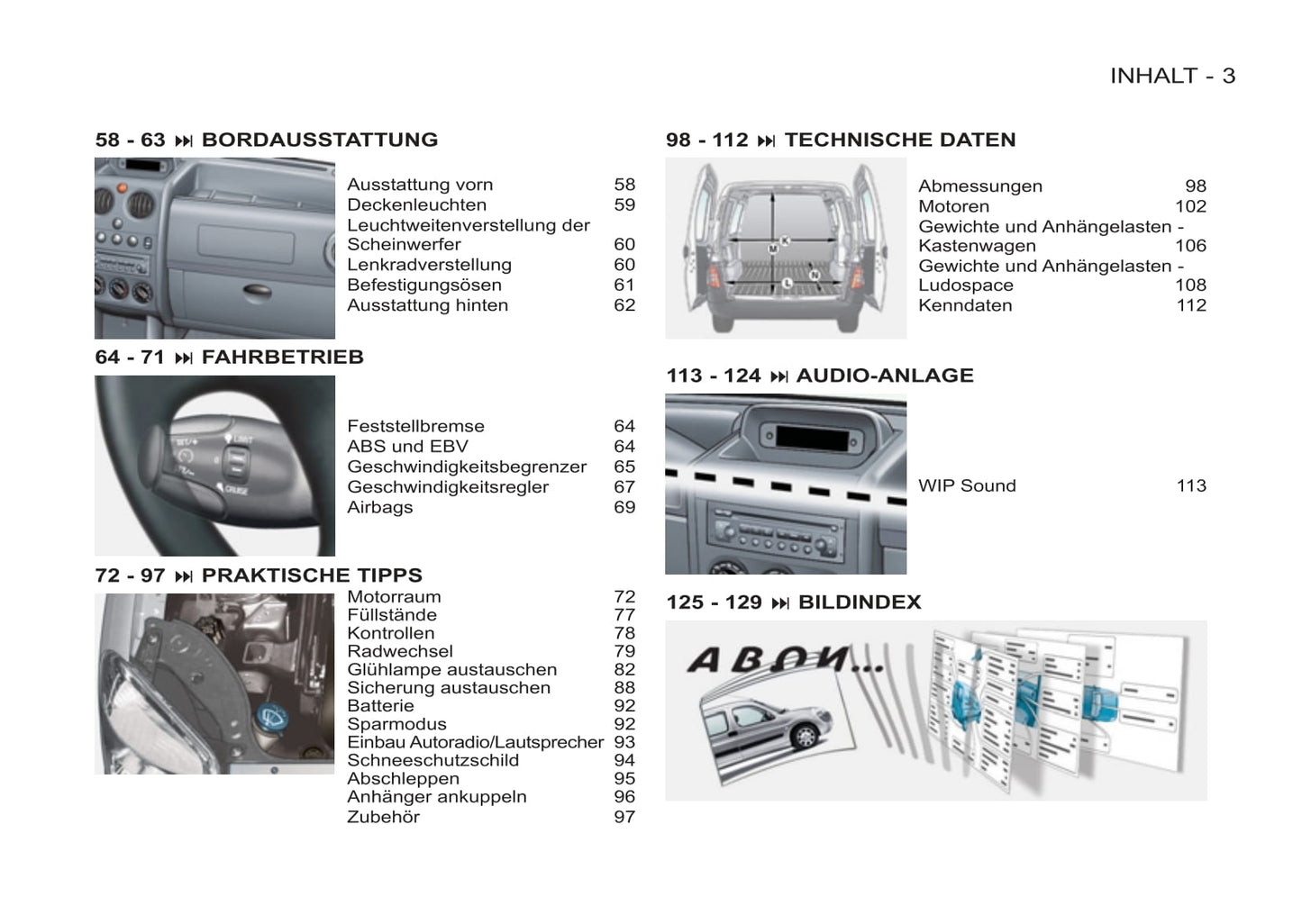 2011-2012 Peugeot Partner Origin Gebruikershandleiding | Duits