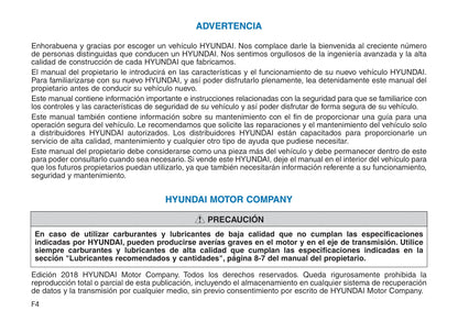 2017-2018 Hyundai Ioniq Hybrid Owner's Manual | Spanish