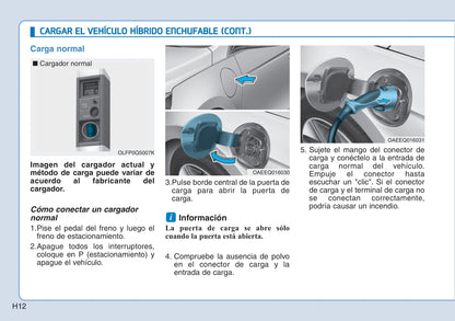 2017-2018 Hyundai Ioniq Hybrid Owner's Manual | Spanish