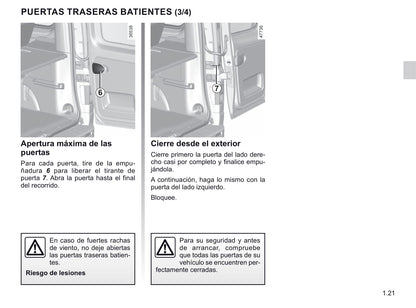 2019-2020 Renault Trafic Gebruikershandleiding | Spaans